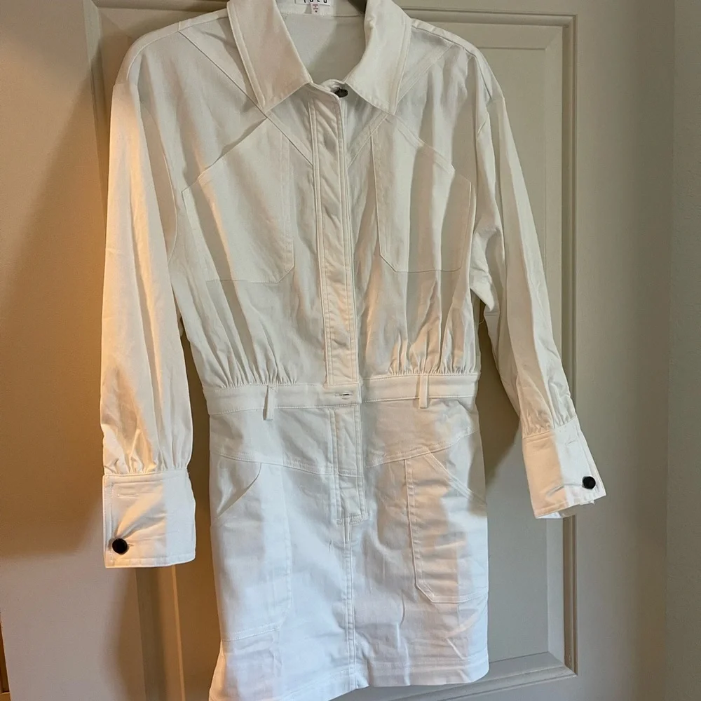 white denim dress - Picture 2 of 2